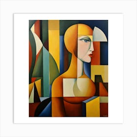 Abstract Of A Woman Art Print