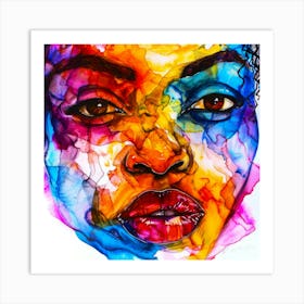 Captivating Quality - Face Abstract Art Print