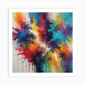 Abstract Painting 18 Art Print