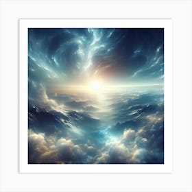 Sky And Clouds Art Print