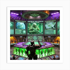 Minister Of Kaiju Command Art Print