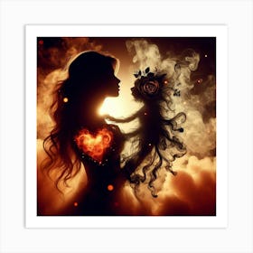 Heart Of Love 1 Art Print