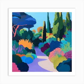 Colourful Gardens Jardin Des Plantes France 3 Art Print