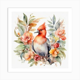 Red Cockatoo Art Print