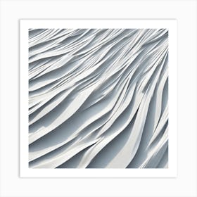 Abstract Wavy Pattern 5 Art Print