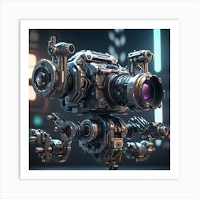 Futuristic Camera Art Print