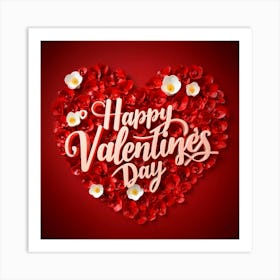 Happy Valentine's Day 6 1 Art Print