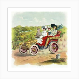 Old Fashioned Car Art Print