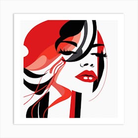 Portrait Of A Woman 36 Art Print