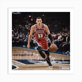 Zach Lavine AI Art Print