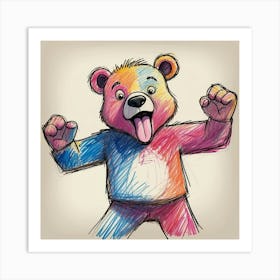 Teddy Bear 13 Art Print