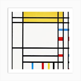 Composition, Piet Mondrian Art Print