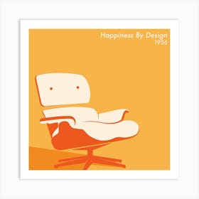 Happiness By Design Eames Chair 1 Art Print