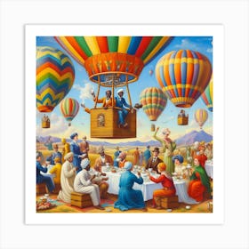 Hot Air fun! Art Print