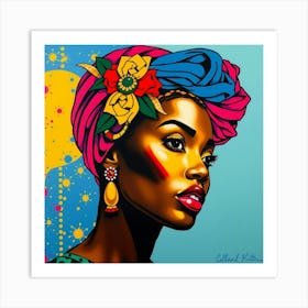 African Woman 14 Art Print