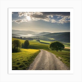 Road In The Countryside 3 Art Print