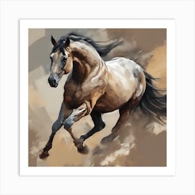 Horse Painting 1 Art Print