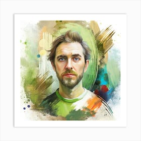 Portrait Of A Man 9 Art Print