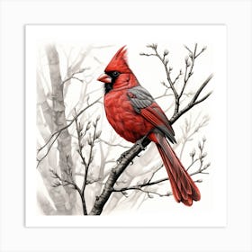 Cardinal 1 Art Print
