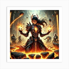 Chancellor Nerys Volkaris 4 Art Print