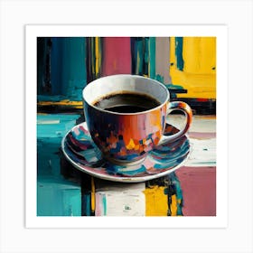 Coffee On The Table Art Print