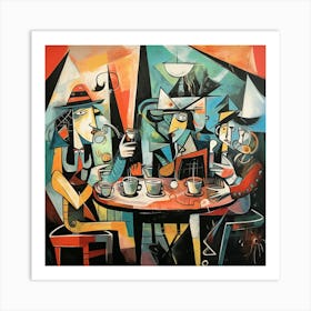 'The Cafe' Art Print
