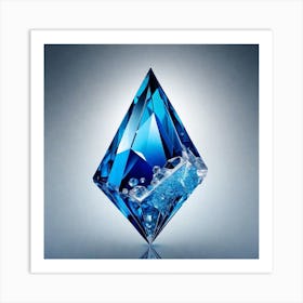 Blue Diamond 2 Art Print