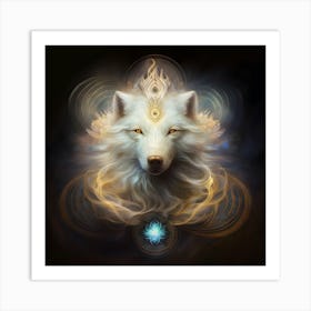 White Wolf 1 Art Print