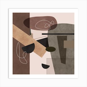 Grounded Square Art Print