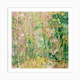 Pink Forest Art Print