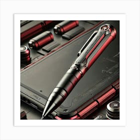 A Futuristic Stylus Named Terragrip For The Ares X1 Art Print