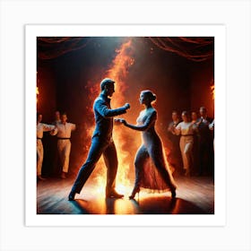 'Dance Of The Flames' 1 Art Print