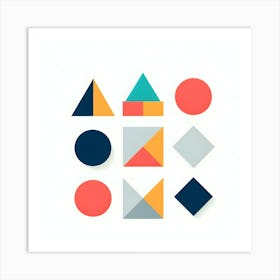 Geometric Shapes Art Print