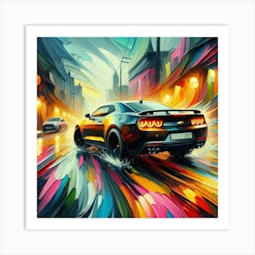 Chevrolet Camaro Painting 1 Art Print