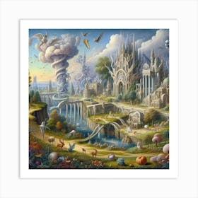 Fantasy City Art Print