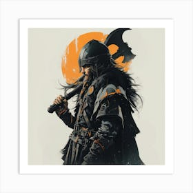 The Ember Warden Art Print