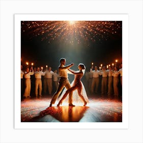 Dancers In The Dark 3 Art Print