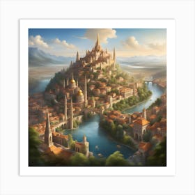 Fantasy City Art Print