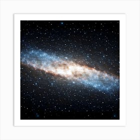 Galaxy Background With Nebula Cosmos 2 Art Print