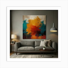 Abstract Painting 27 Art Print