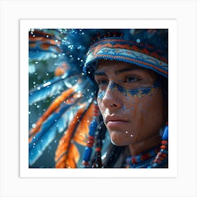 Native American Woman Art Print