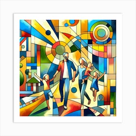 Stained Glass Art Art Print