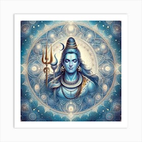 Lord Shiva 44 Art Print