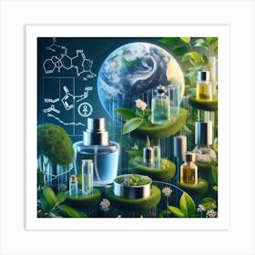 Perfumes And Cosmetics Art Print