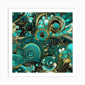 Abstract Seamless Pattern 1 Art Print