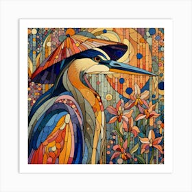 Heron 2 Art Print