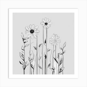 Daisies Art Print