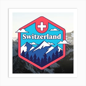 Switzerland Art Print