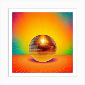 Disco Ball Art Print