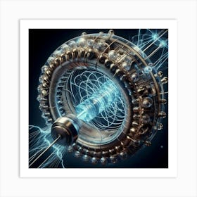 Atomic Nucleus Art Print